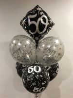 Table Bouquet (Printed & 50th Foil Header) $55